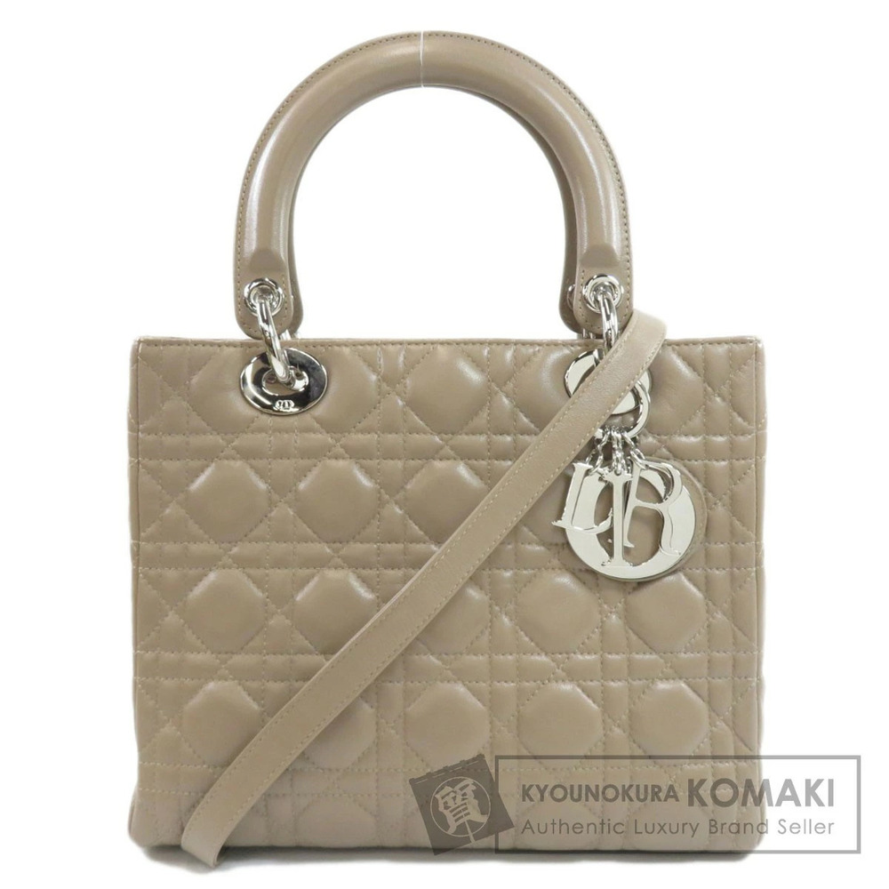 Christian Dior Lady Handbag Calfskin - Picture 1 of 11